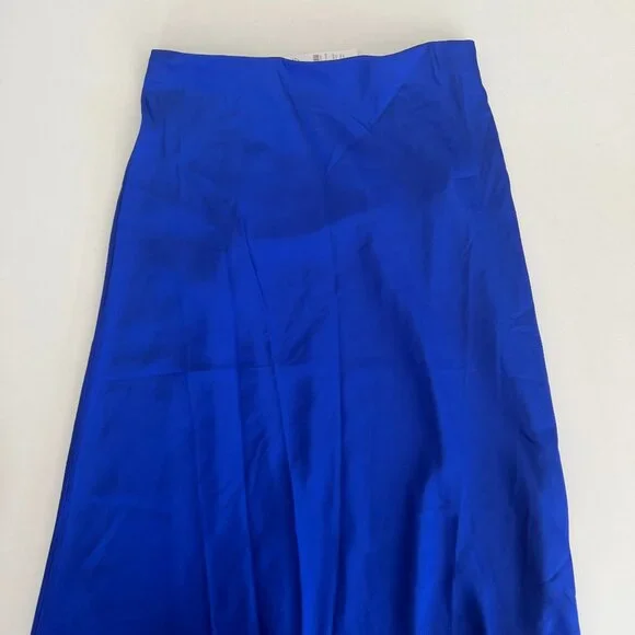 NWT Gwyneth slip skirt / brilliant cove cobalt capri sapphire blue / xs - Picture 1 of 7